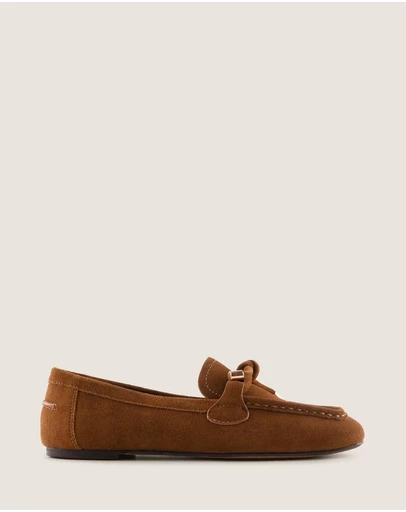 Shelly Shen - Jordan Loafers Tan Suede