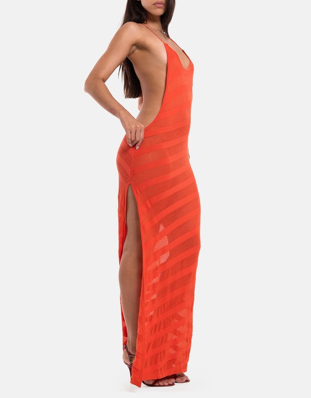 Jaded London - Noir Knit Maxi Dress