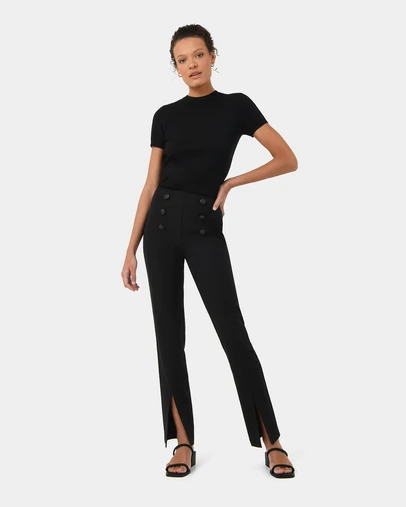Forcast - Emory Split Hem Pants