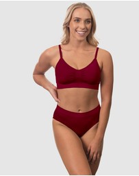 B Free Intimate Apparel - Wire-free Bamboo Padded Bra (B-C-D-DD-E-F-G-H) Cup