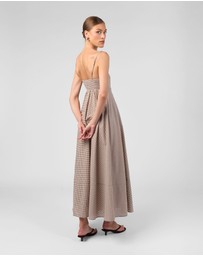 MVN - Gingham Maxi Dress