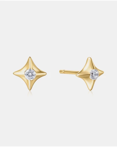 Ania Haie - Gold Sparkling Star Stud Earrings