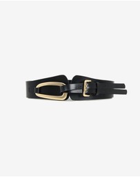 Forcast - Biface Leather Belt
