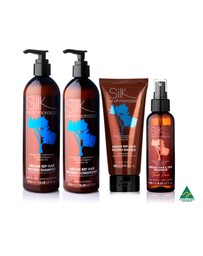 Silk Oil of Morocco - Silk Oil of Morocco - The Repair Protein Argan Collection (Everything You Need)