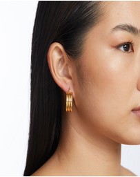 Alana Maria - Tessa Hoop Earrings - Gold