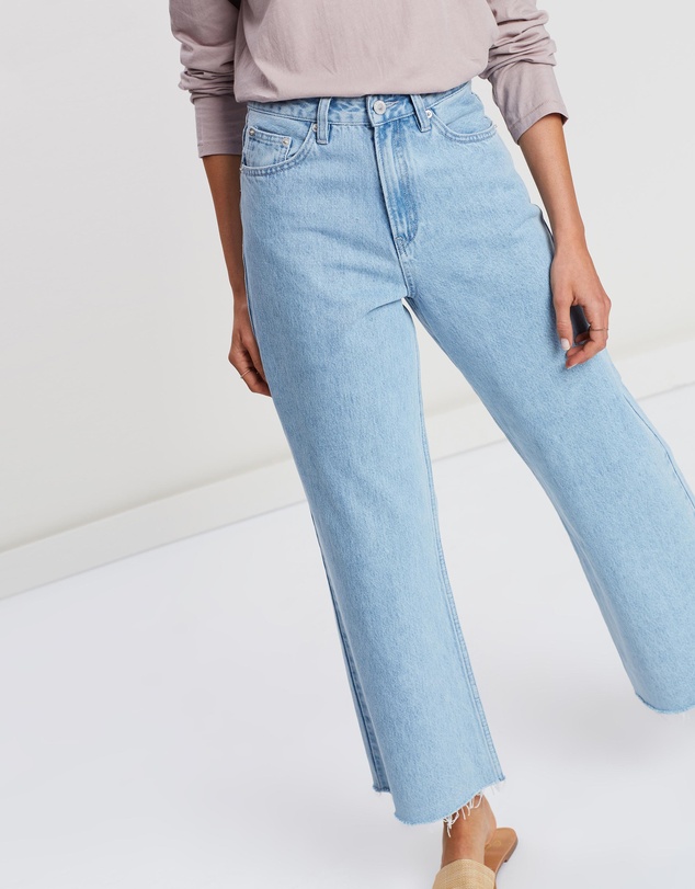 Assembly Label - High Waist Flare Jean