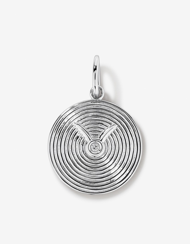 Michael Hill - Diamond Accent Taurus Zodiac Pendant in Sterling Silver