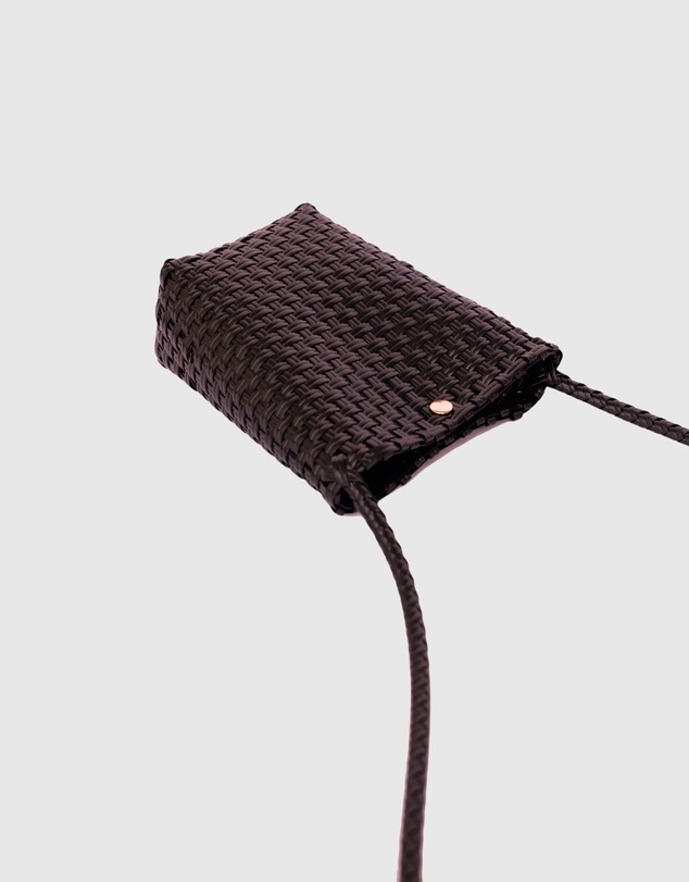Mimmi Terra - Woven Cross Body Sling Cioccolato