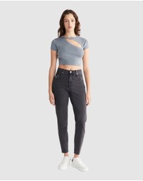 Calvin Klein Jeans - Organic Cotton Cut Out Top