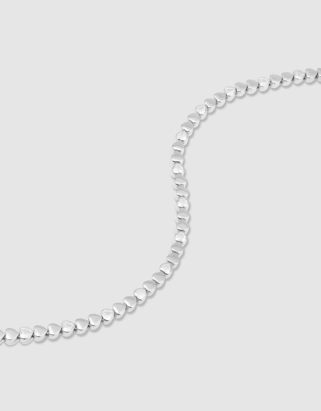 Wanderlust + Co - Multi Hearts 925 Sterling Silver Bracelet