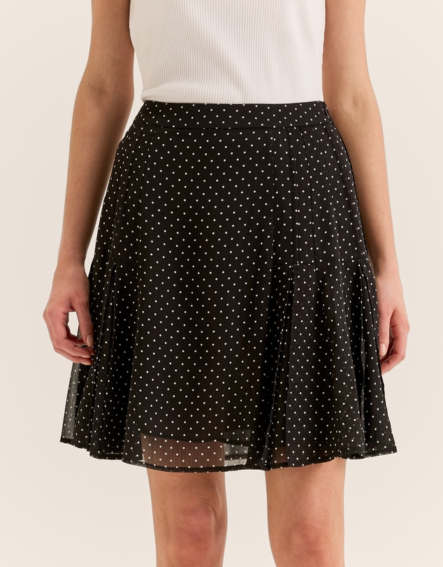 Review - Zoe Spot Mini Skirt