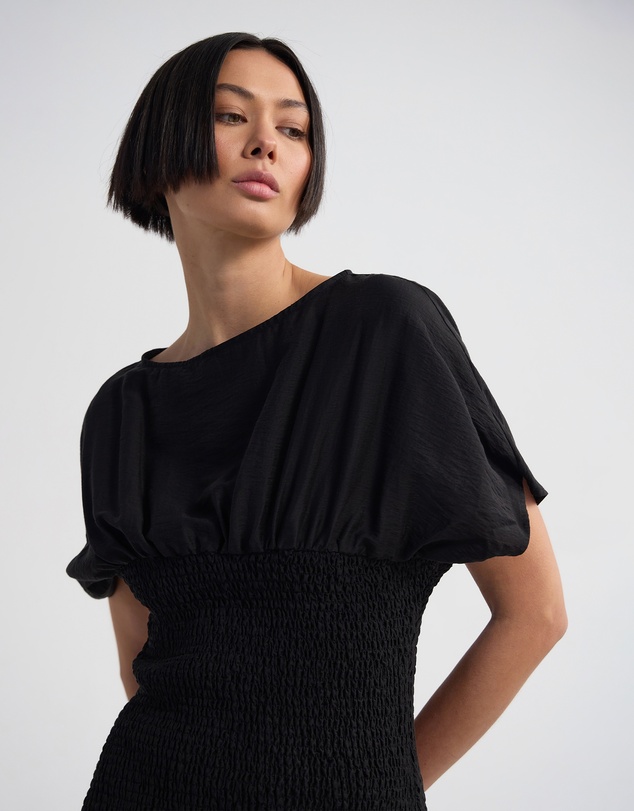 Oxford - Kit Shirred Dress