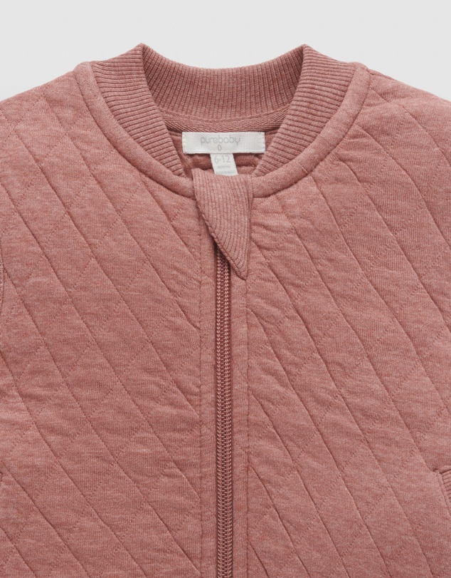 Purebaby - Quilted Vest -Kids-Babies