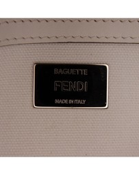 Pre-Loved by Azura Reborn - Pre-Loved Zucca Embroidered Canvas Baguette Satchel