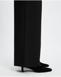 AERE - Isabel Heeled Leather Ankle Boots