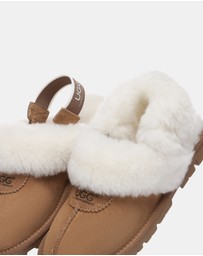 EVERAU - Australian Shepherd Ugg Waffle Fluffy Double Faced Sheepskin Upper House Shoes