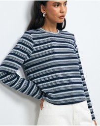 AERE - Stripe LS T-Shirt