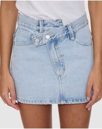 Thrills - Kai Wrap Mid Rise Mini Skirt