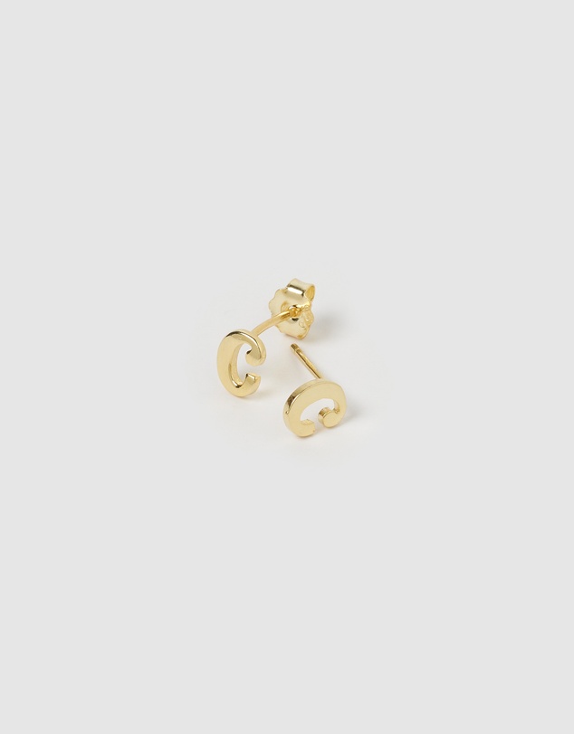 Izoa - Little Letter C Stud