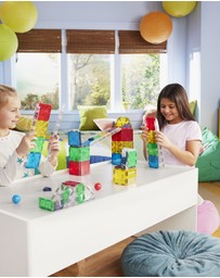 Magna-Tiles - MAGNA-TILES - Rail Racers Deluxe - 90 Piece
