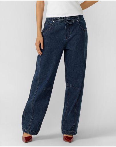 Dark Blue Washed Denim