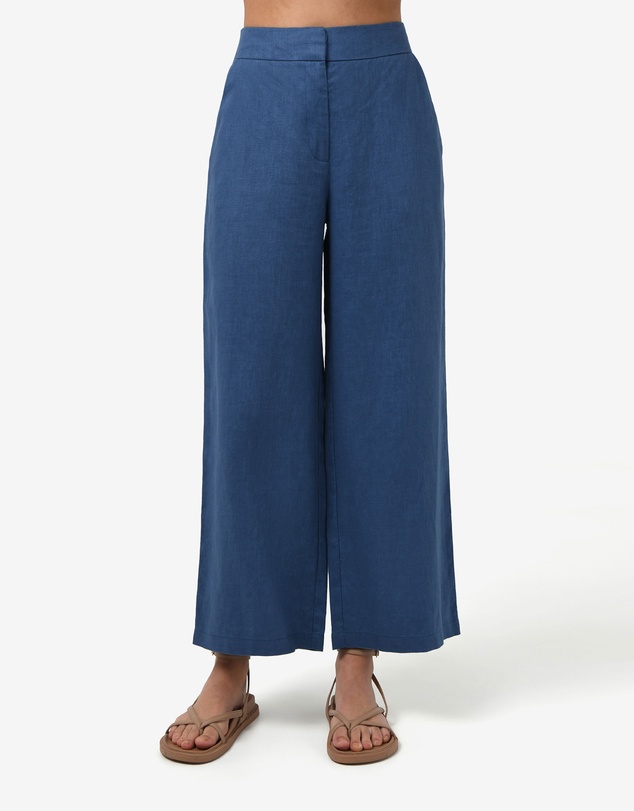 Forcast - Ami Linen Elastic Back Pants