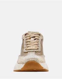 Steve Madden - Setback-R Gold Sneakers