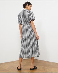 Atmos&Here - Emberly Collared Midi Dress