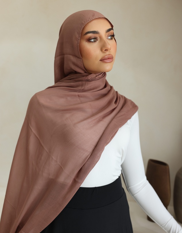 Mod Squad - Double Stitch Hijab- Blush