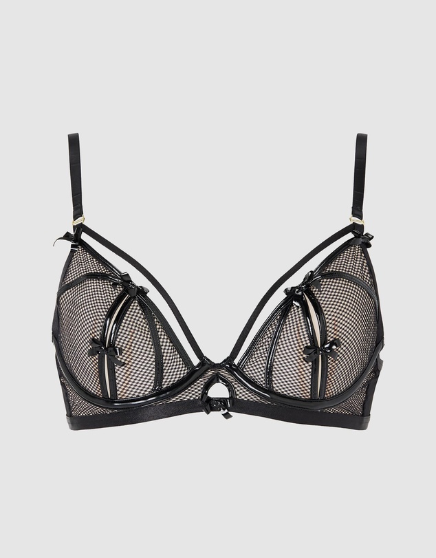 Ann Summers - Tied By Desire Non-Padded Plunge Underwire Bra