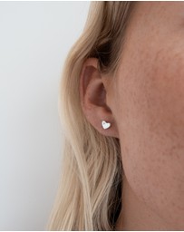 Luna Rae - Sterling Silver - Sweetheart Studs