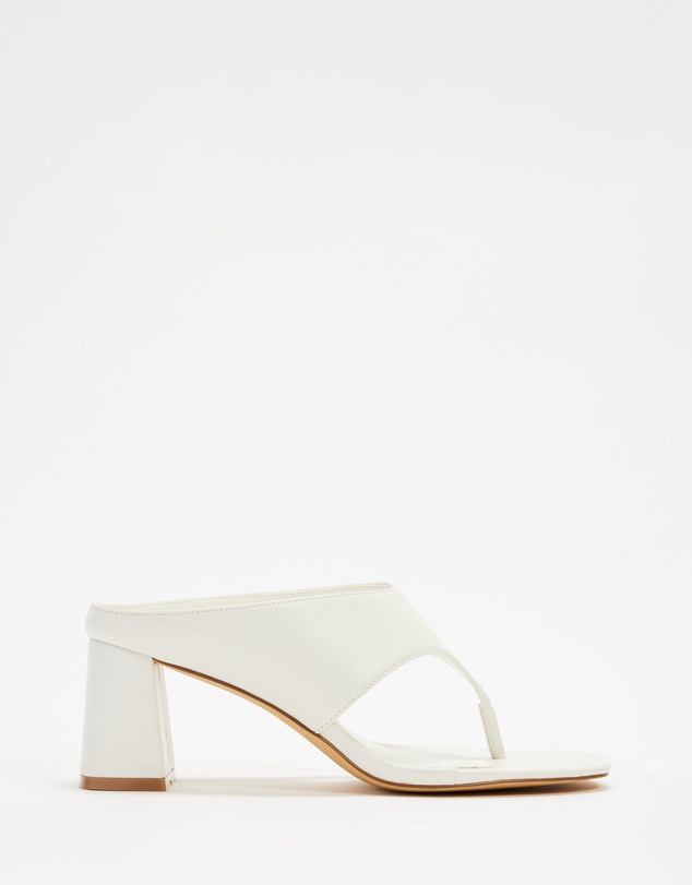 Dazie - Elodie Block Heel Thong Sandals