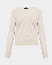 Forcast - Nicolette V-Neck Knit Cardigan