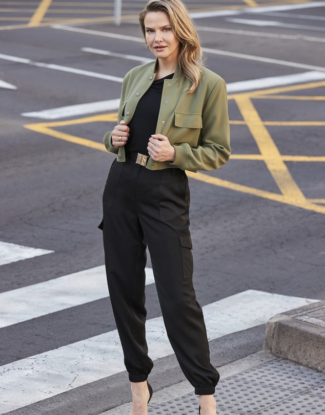 Sosandar - Utility Bomber Jacket