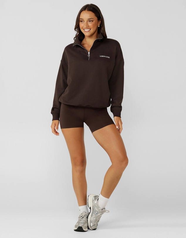 Lorna Jane - Streamline Quarter Zip Sweat