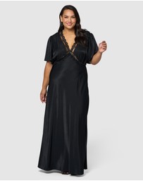 Sunday In The City - Electric Guitars Maxi Dress