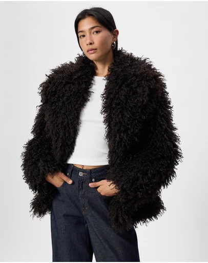 & Other Stories - Faux Fur Jacket