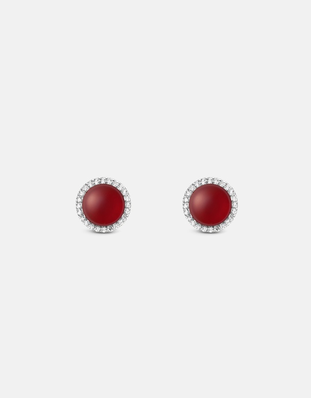Daniel Wellington - Audrey Earrings Red Agathe