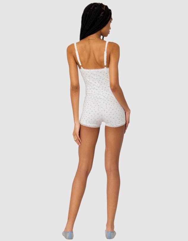 EDIKTED - Very Berry Lacey Romper