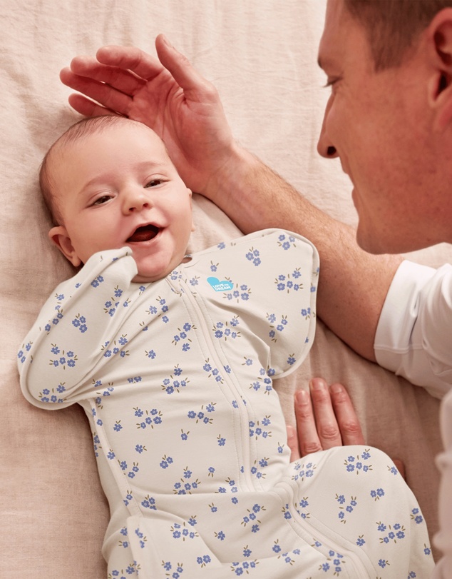 Love to Dream - Swaddle Up™ Original 1.0 TOG Stretch Cotton Meadow Jacaranda