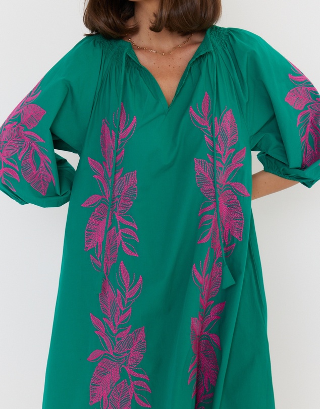 ALEXANDRA - Lindox Dress Green