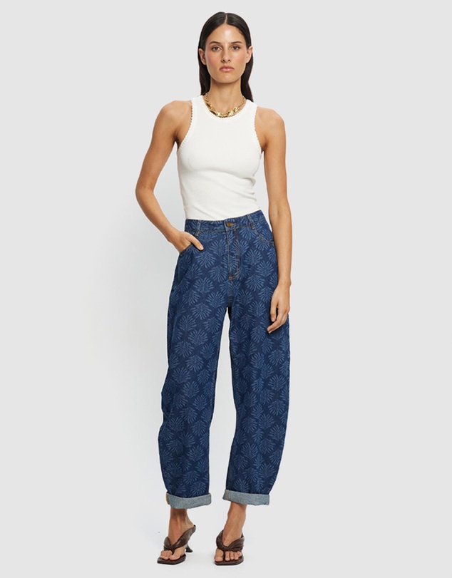 KIVARI - Marla Denim Barrel Leg Jeans