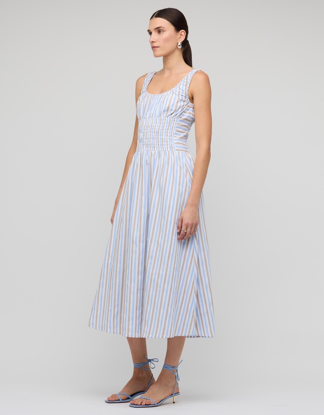Staple the Label - Marcella Shirred Midi Dress