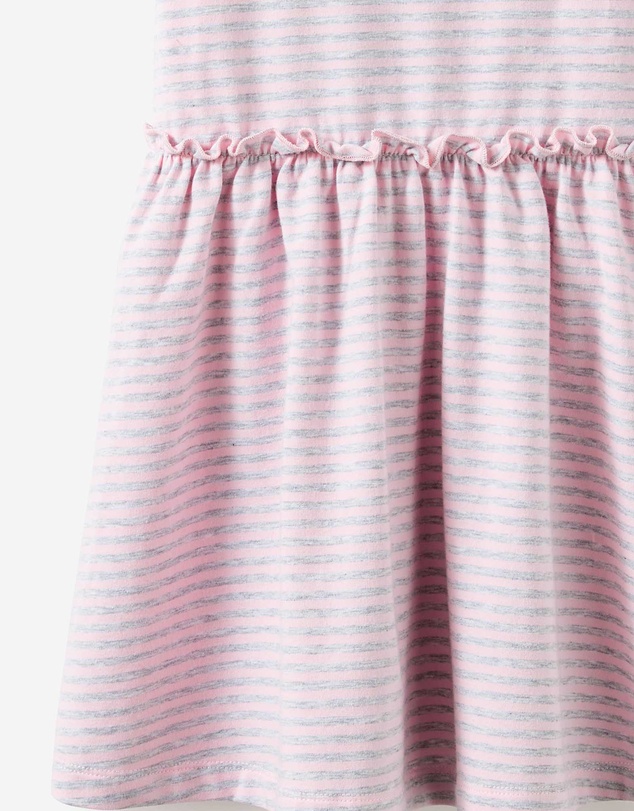 Cotton On Kids - Boat Neck Frill Short Sleeve Dress