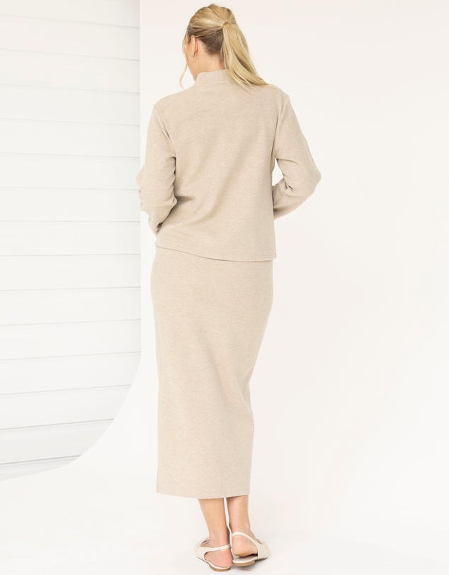 Angel Maternity - Taylor Maternity Winter Suit Jacket in Apricot