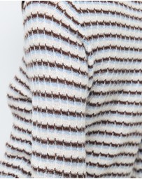 AERE - Baya Stripe Knit Top