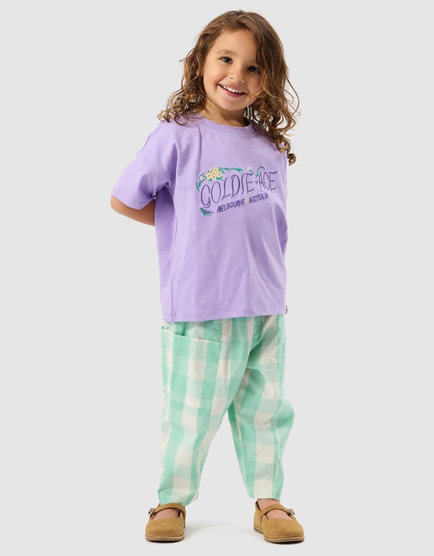 Goldie + Ace - Lightweight Gingham Kit Pocket Pants - Babies-Kids