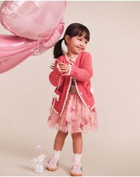 Huxbaby - Crochet Bow Cardigan - Babies-Kids