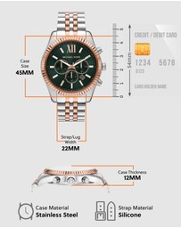 Michael Kors - Lexington Two Tone Chronograph Watch