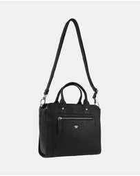 Pierre Cardin - Pierre Cardin Ladies Leather Mini Tote Crossbody Bag